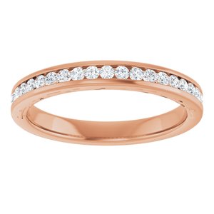 Rose Gold 7/8 CTW Diamond Anniversary Band