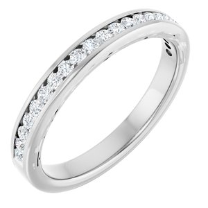 White Gold 5/8 CTW Diamond Anniversary Band