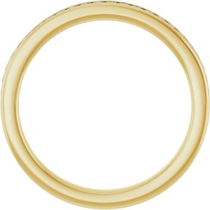 14K Yellow 1/5 CTW Lab-Grown Diamond Anniversary Band