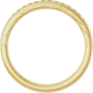 Yellow Gold 5/8 CTW Diamond Anniversary Band