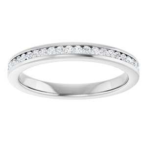 14K White 1/5 CTW Lab-Grown Diamond Anniversary Band