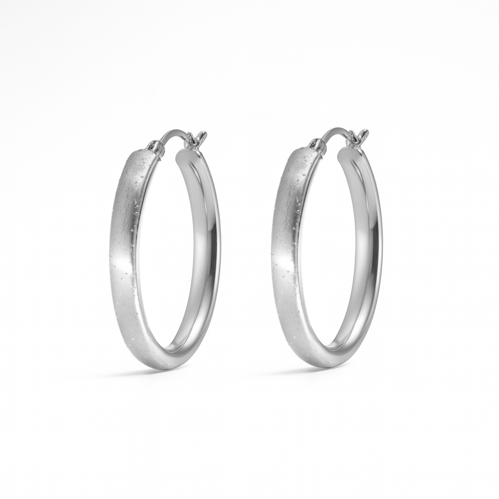Sterling Silver Hoop Earrings