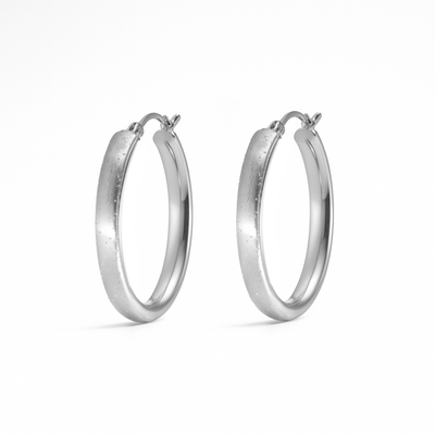 Sterling Silver Hoop Earrings