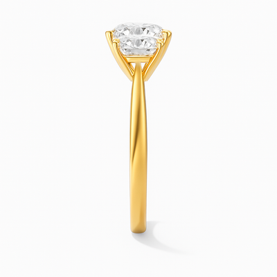 The Adelaide Ring - Trilogy With Round Side Stones