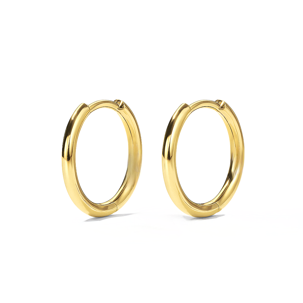 Sterling Silver Huggie Earrings