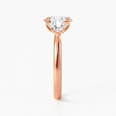 The Angelina Ring - Oval Lab Grown Diamond Trilogy