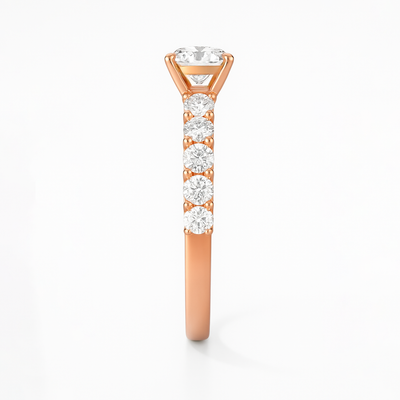 The Paris Ring - Large Diamond Pave Band