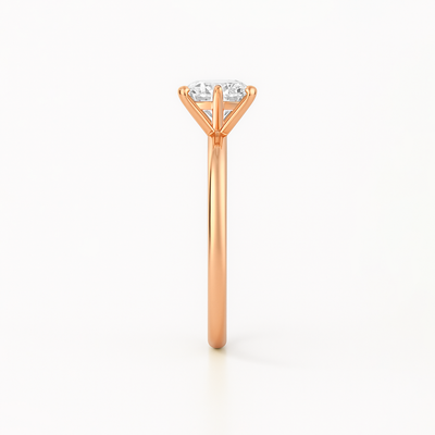 The Stanton Ring - 6-Claw Round Solitaire - Lab Grown Diamond