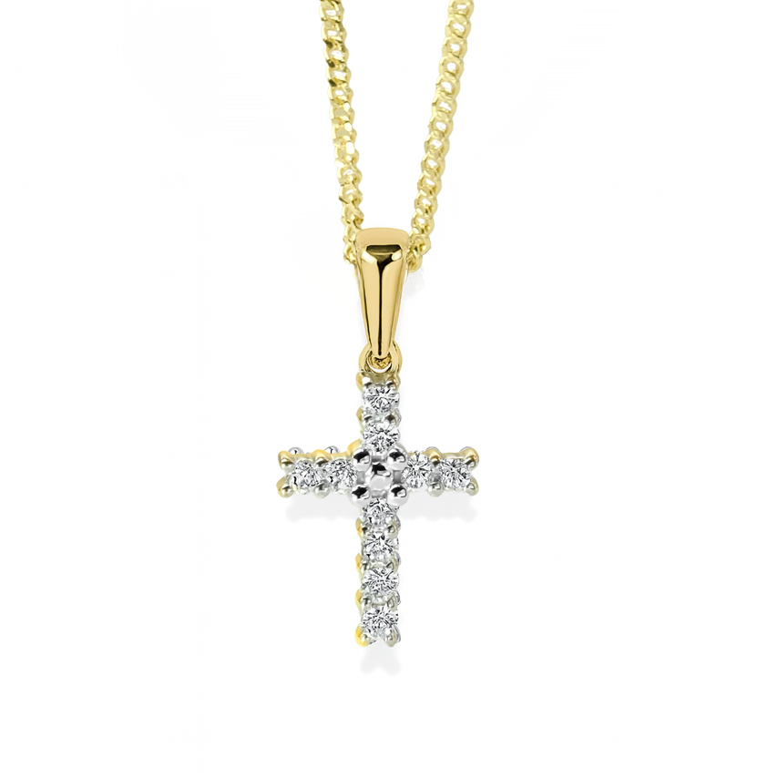9K Gold Lab Grown Diamond Pendant