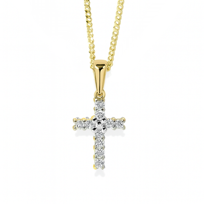 9K Gold Lab Grown Diamond Pendant