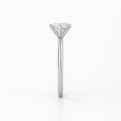 The Stanton Ring - 6-Claw Round Solitaire - Lab Grown Diamond
