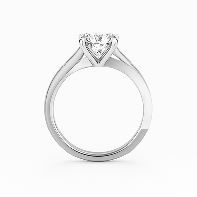 The Valencia Ring - Twist Engagement Ring Two-Tone Gold - Lab Grown Diamond