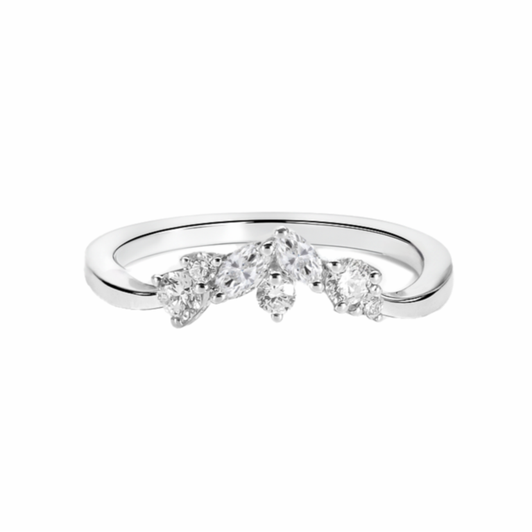 14K White Gold Lab Grown Diamond Ring