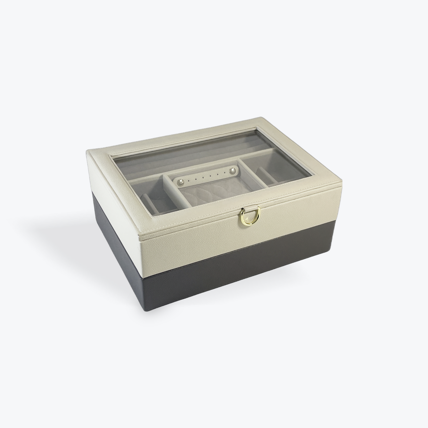 White Wood Jewellery Box