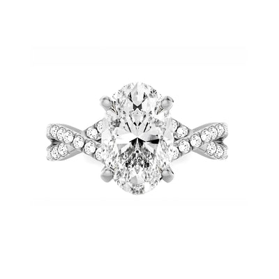 The Valence Ring - Pave Twist Band - Lab Grown Diamond