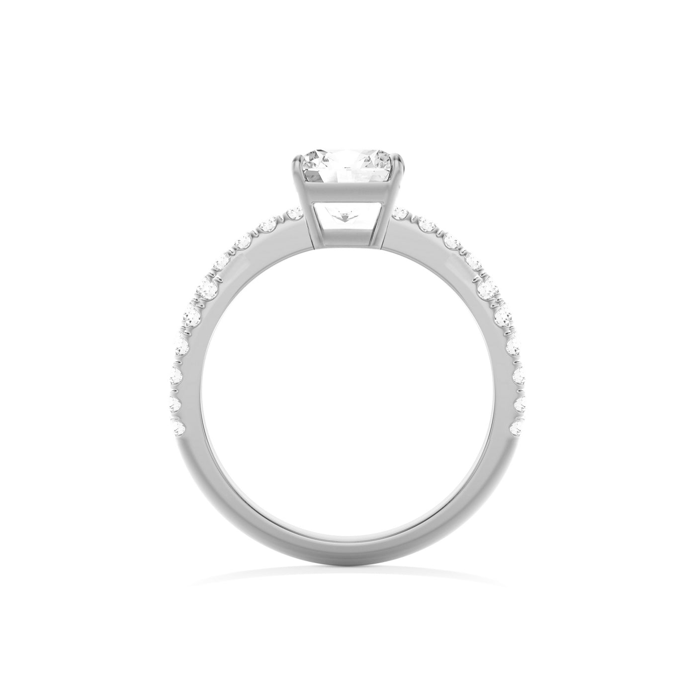 Oval Twist Lab Grown Diamond Engagement Ring - Valence