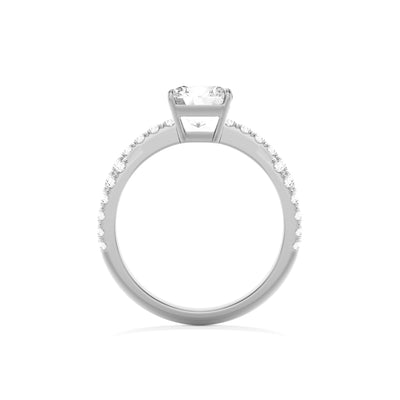 Oval Twist Lab Grown Diamond Engagement Ring - Valence