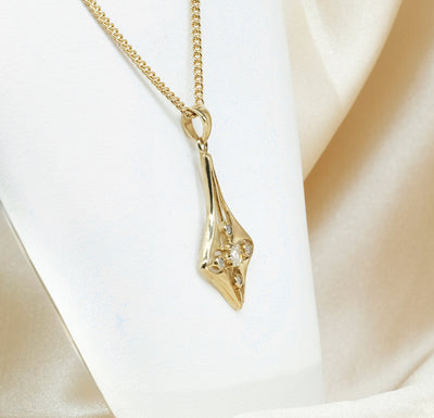 Yellow Gold Diamond Pendant