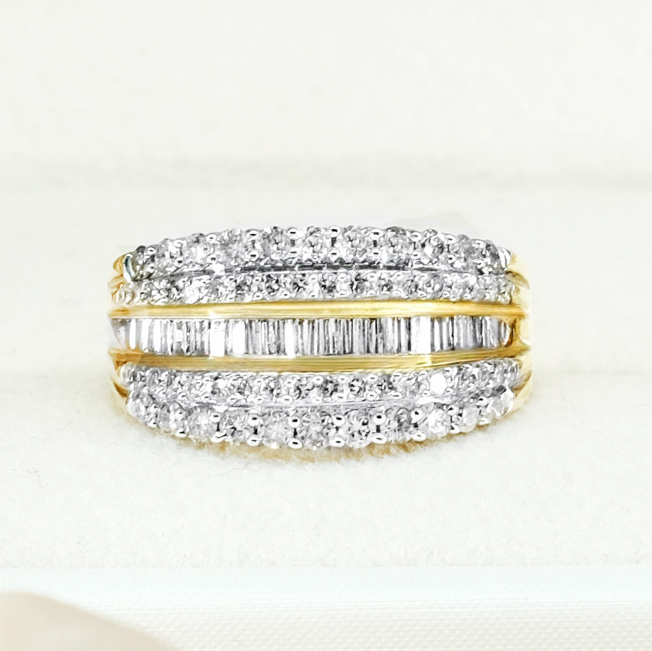 10K Yellow Gold Diamond Ring