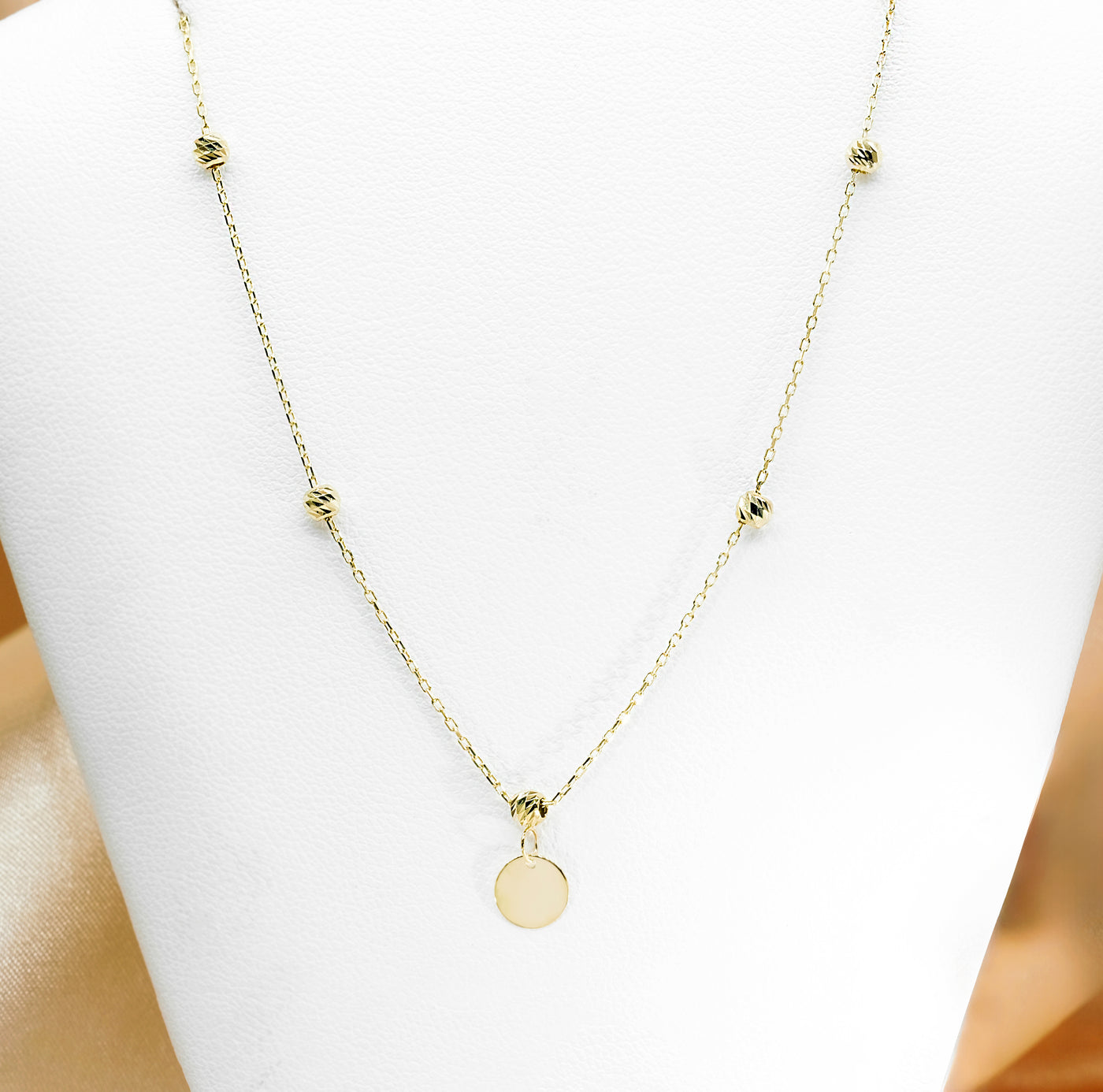 9K  Yellow Gold Necklace