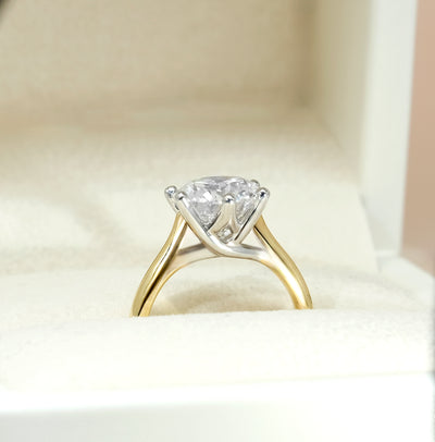 Round Cut Lab Grown Diamond Engagement Ring - Jasmine