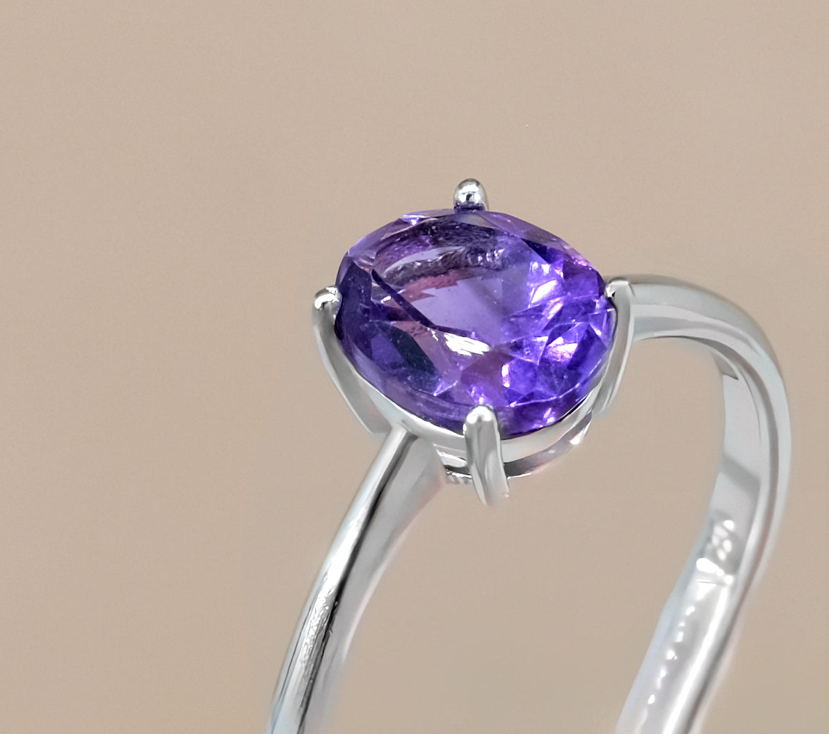 Sterling Silver Amethyst Ring