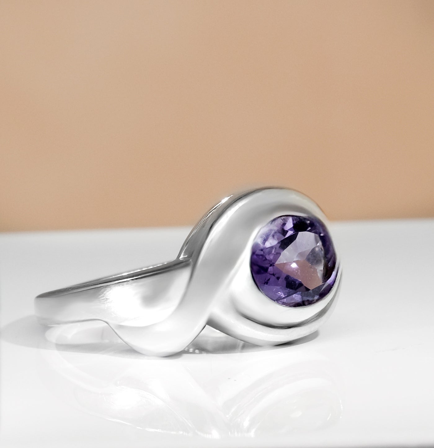 Sterling Silver Amethyst Ring