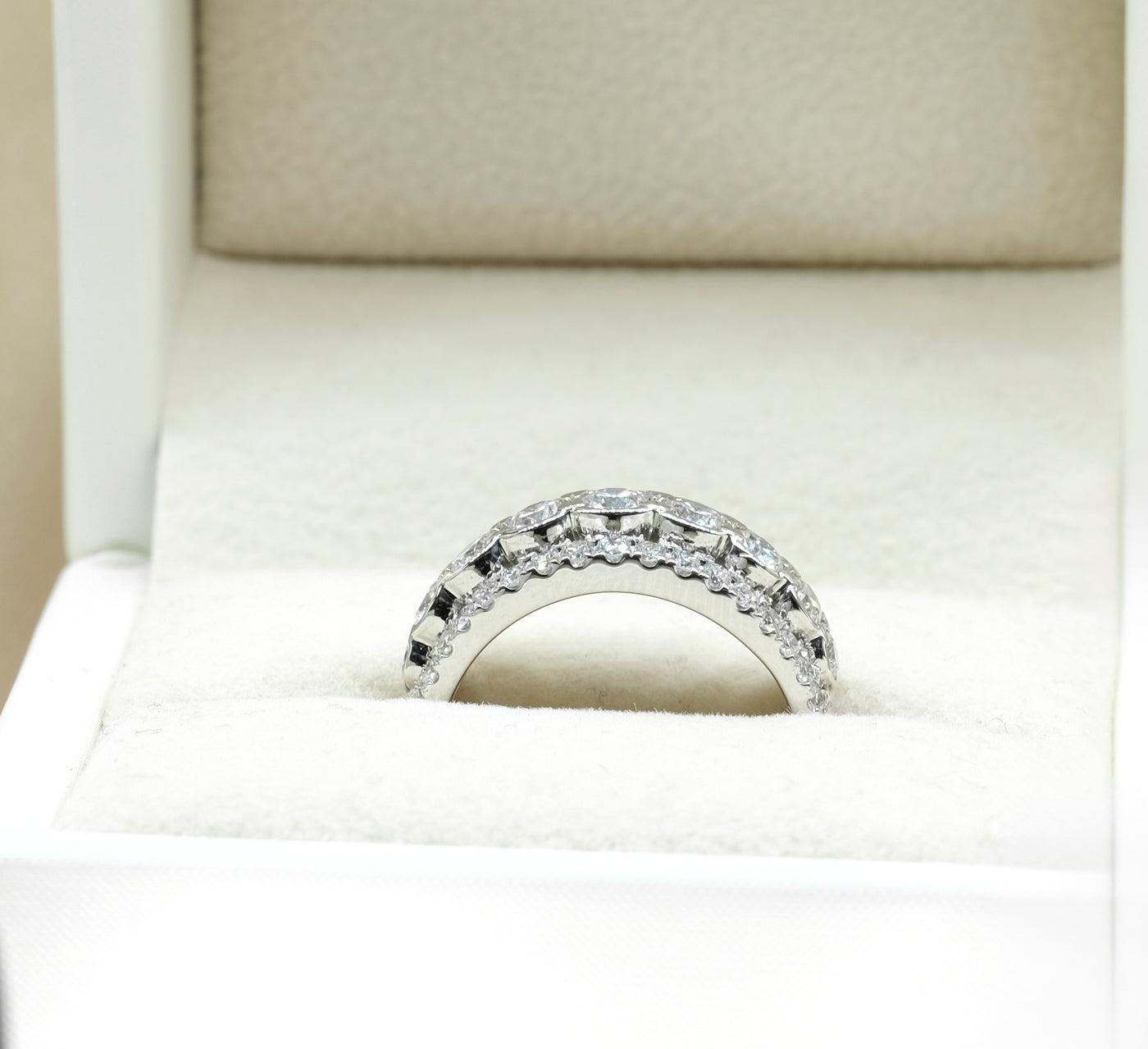 14K White Gold Lab Grown Diamond Ring