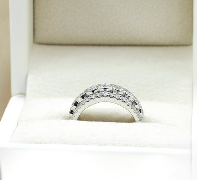 14K White Gold Lab Grown Diamond Ring