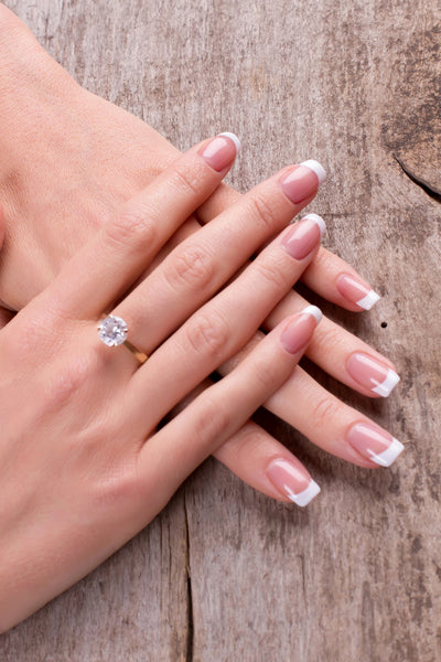 The Ophelia Ring - Cathedral Set with Hidden Halo - Lab Grown Diamond