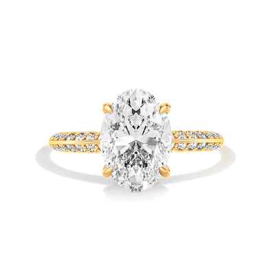 The Verona Ring - Diamond Knife Edge - Lab Grown Diamond