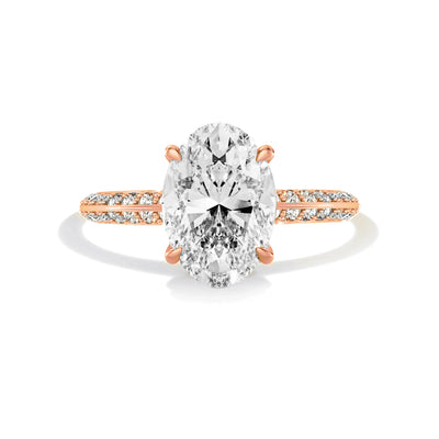 The Verona Ring - Diamond Knife Edge - Lab Grown Diamond