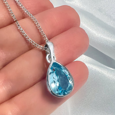 Blue Topaz Pendant