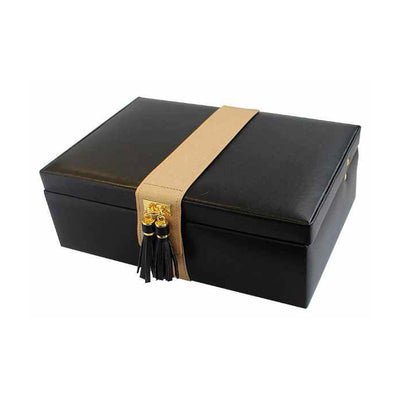 Black & Gold Jewellery Box