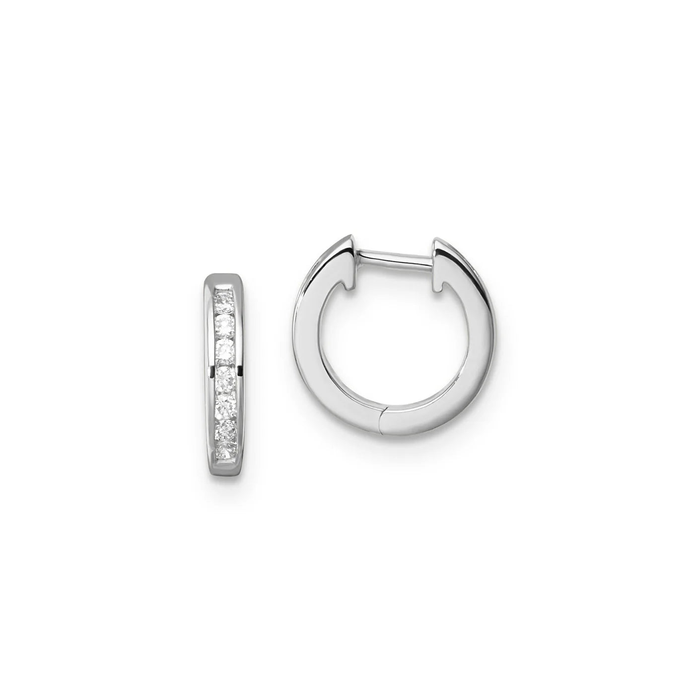 0.10ct Lab Grown Diamond Earrings in 9ct White Gold
