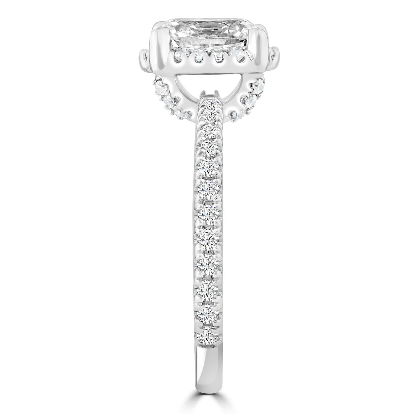 1.42ct Lab Grown Diamond Ring in 18K White Gold