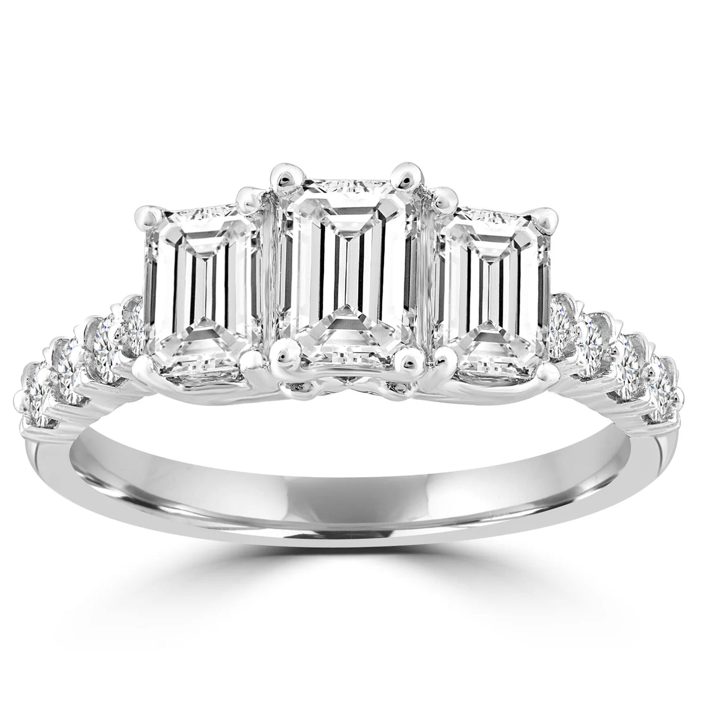 2.00ct Lab Grown Diamond Ring in 18K White Gold