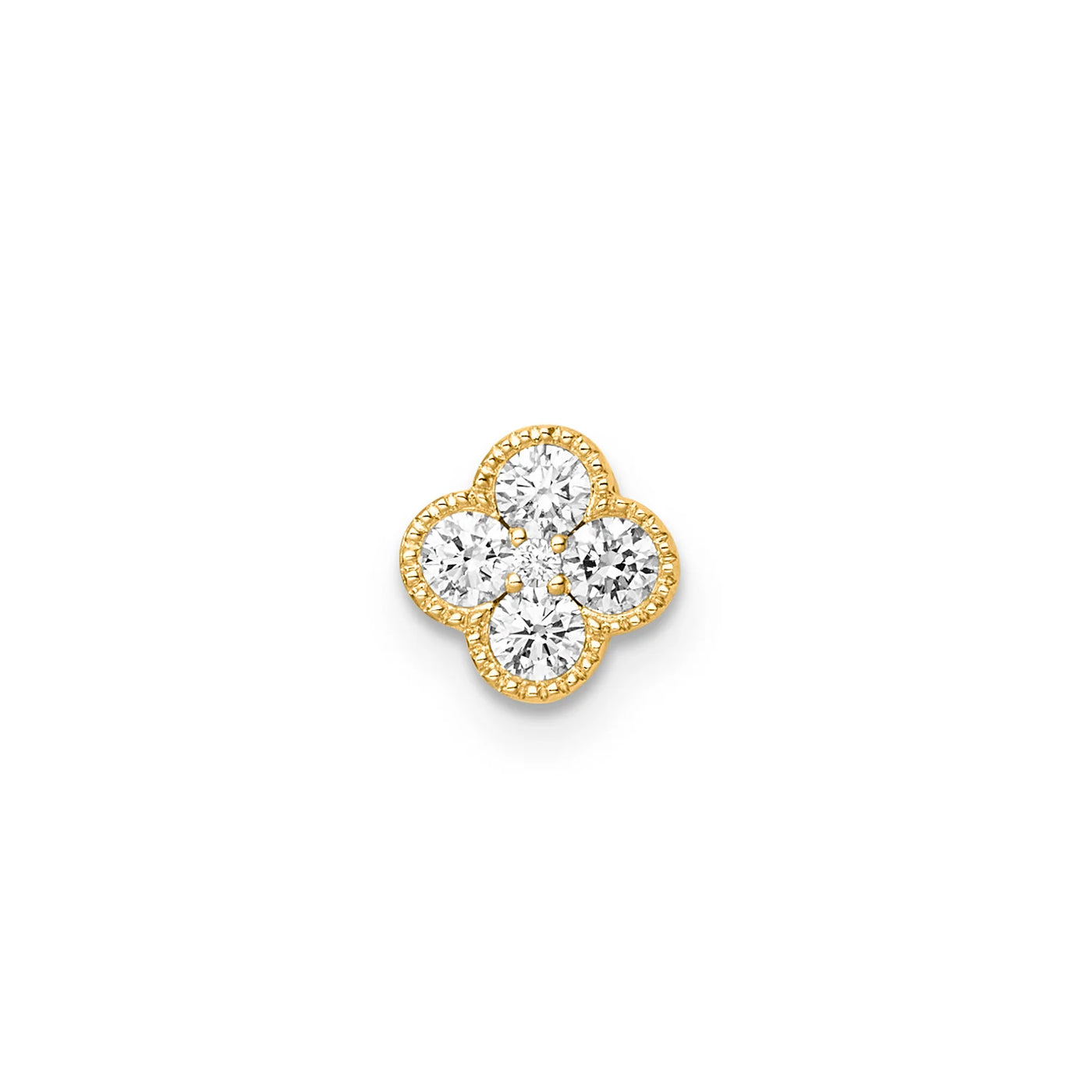 0.25ct Lab Grown Diamond Pendant in 9K Yellow Gold