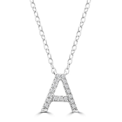 Diamond Letter Necklace | Pre-Order