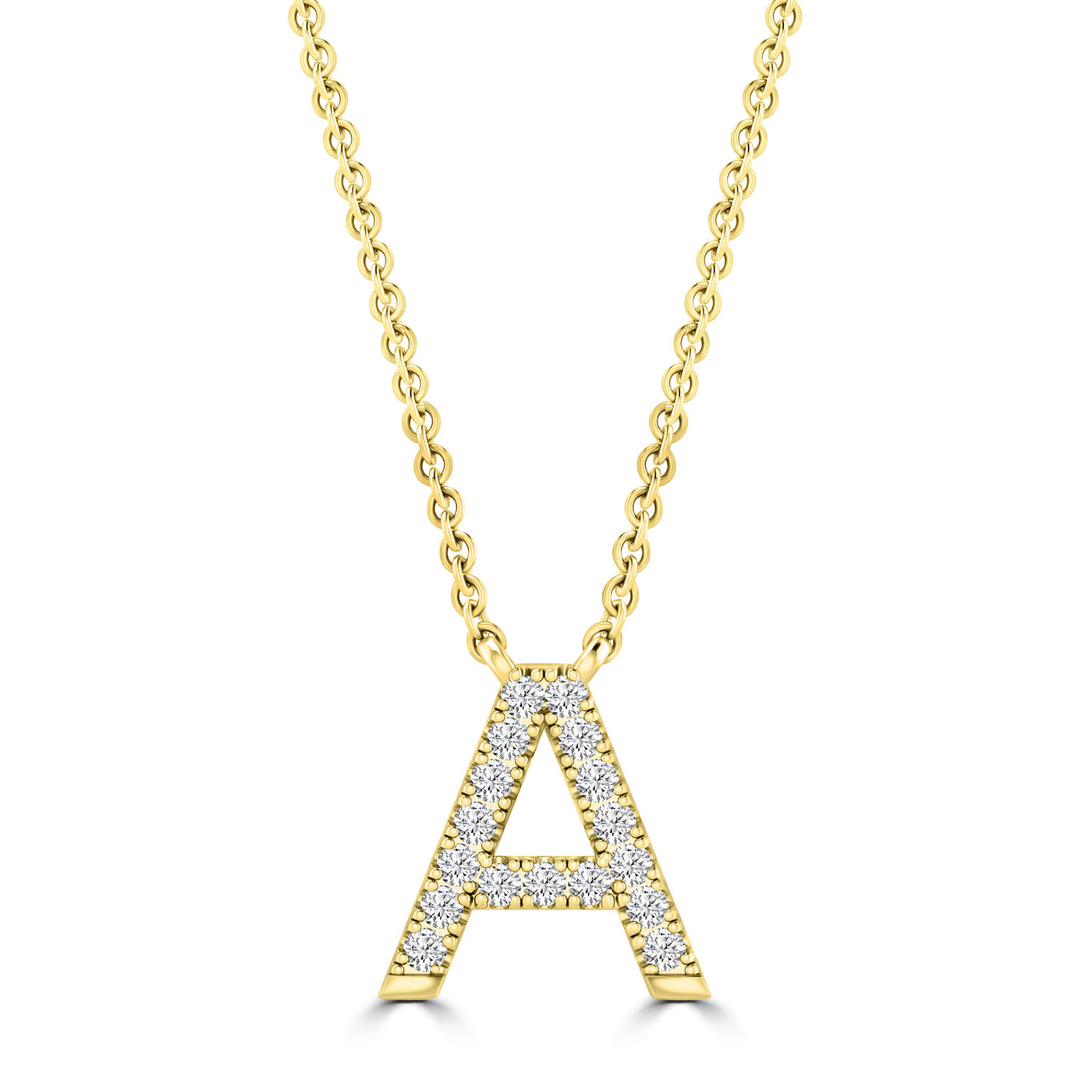 Diamond Letter Necklace | Pre-Order