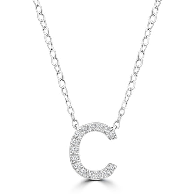 Diamond Letter Necklace | Pre-Order