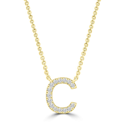 Diamond Letter Necklace | Pre-Order