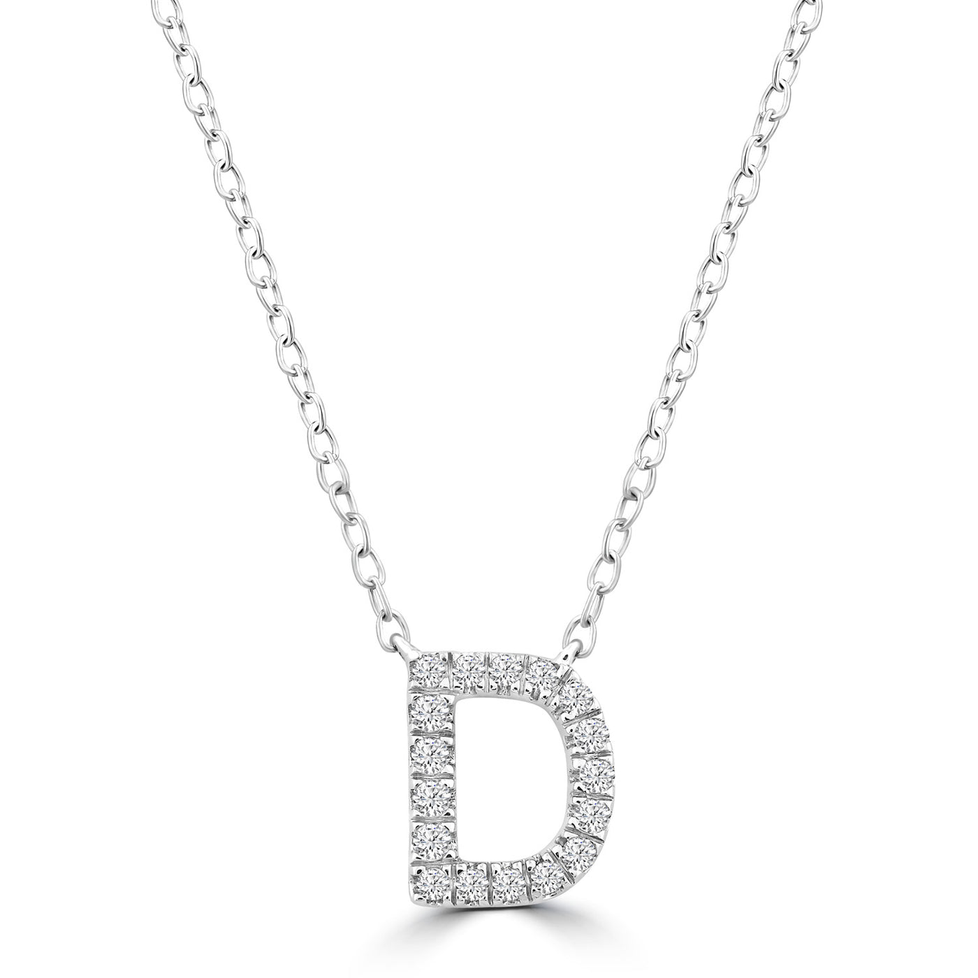 Diamond Letter Necklace | Pre-Order