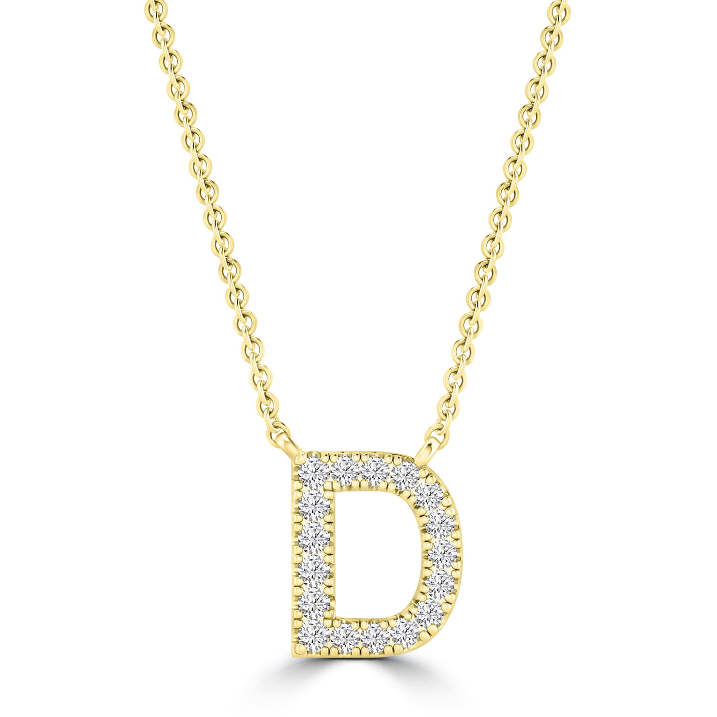 Diamond Letter Necklace | Pre-Order