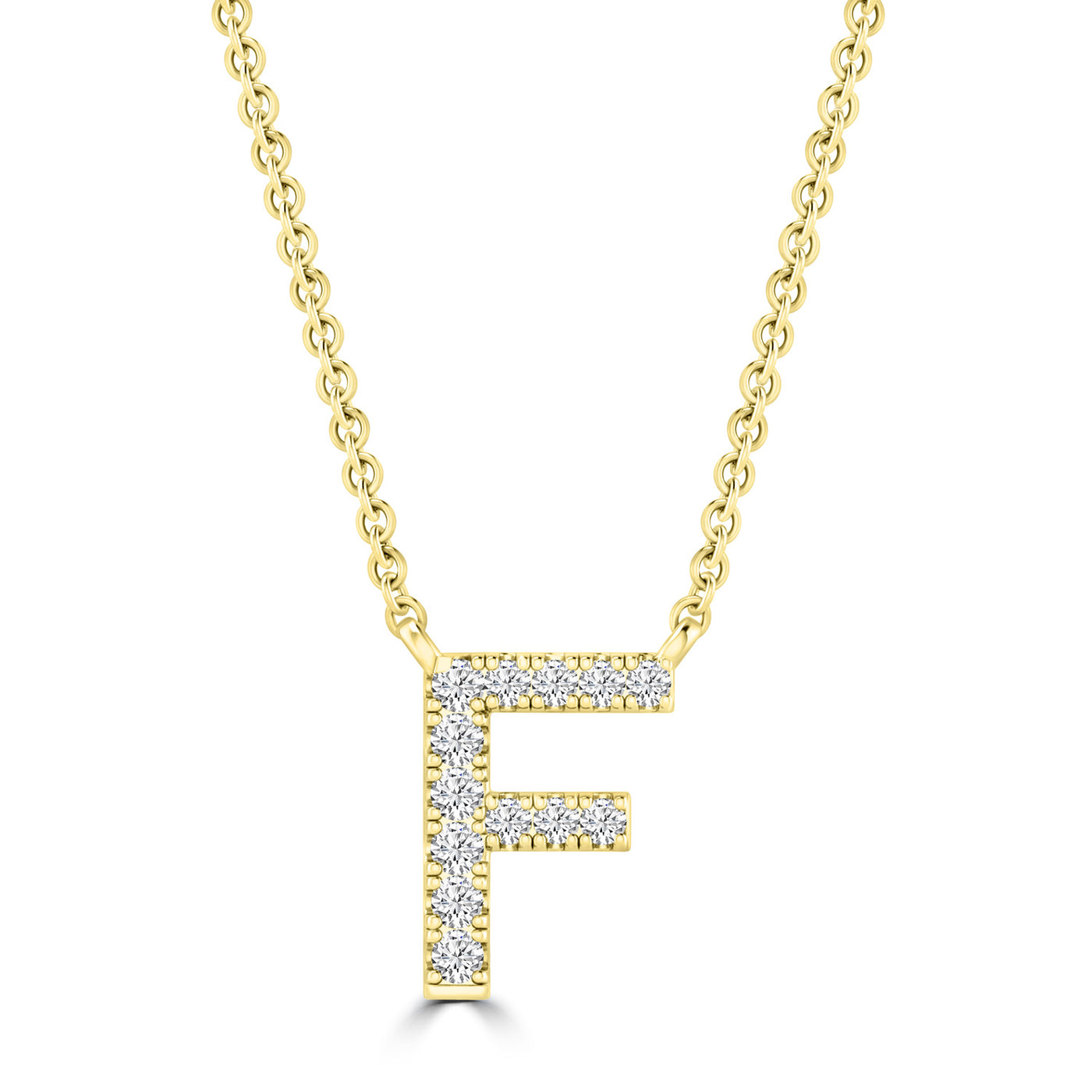 Diamond Letter Necklace | Pre-Order