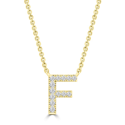 Diamond Letter Necklace | Pre-Order