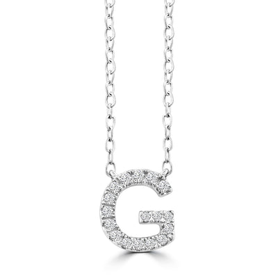 Diamond Letter Necklace | Pre-Order