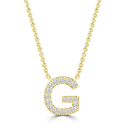 Diamond Letter Necklace | Pre-Order