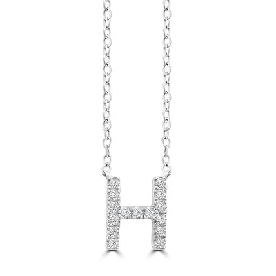 Diamond Letter Necklace | Pre-Order