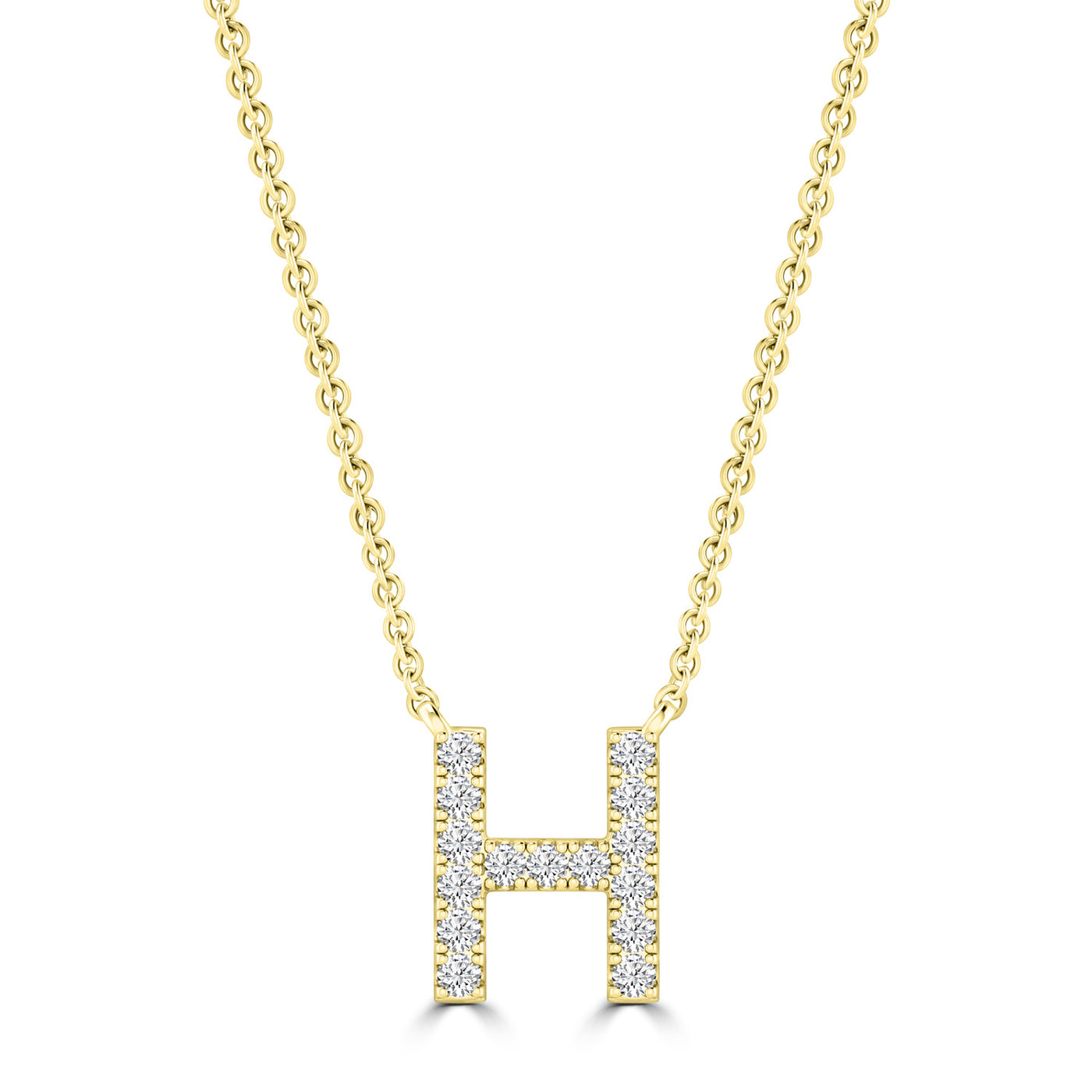 Diamond Letter Necklace | Pre-Order